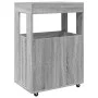Barwagen aus Sonoma-Engineering-Holz in Grau, 60x39,5x89 cm. von , Sideboards - Ref: Foro24-848274, Preis: 99,15 €, Rabatt: %