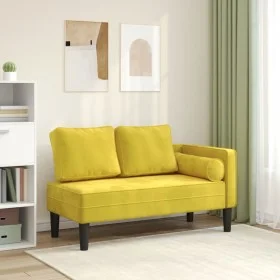 Sofá diván con cojines terciopelo amarillo by , Daybeds - Ref: Foro24-4007577, Price: 164,14 €, Discount: %