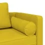 Sofá diván con cojines terciopelo amarillo by , Daybeds - Ref: Foro24-4007577, Price: 164,14 €, Discount: %