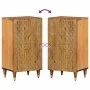 Massivholz-Nebenschrank aus Mangoholz 40x33x75 cm von , Sideboards - Ref: Foro24-358308, Preis: 108,03 €, Rabatt: %