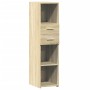 Hoher Schrank aus Sonoma-Eichen-Ingenieurholz, 30x42,5x124 cm. von , Sideboards - Ref: Foro24-846154, Preis: 63,88 €, Rabatt: %