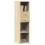 Hoher Schrank aus Sonoma-Eichen-Ingenieurholz, 30x42,5x124 cm. von , Sideboards - Ref: Foro24-846154, Preis: 63,11 €, Rabatt: %