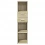 Hoher Schrank aus Sonoma-Eichen-Ingenieurholz, 30x42,5x124 cm. von , Sideboards - Ref: Foro24-846154, Preis: 63,11 €, Rabatt: %