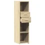 Hoher Schrank aus Sonoma-Eichen-Ingenieurholz, 30x42,5x124 cm. von , Sideboards - Ref: Foro24-846154, Preis: 63,11 €, Rabatt: %