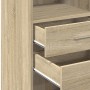 Hoher Schrank aus Sonoma-Eichen-Ingenieurholz, 30x42,5x124 cm. von , Sideboards - Ref: Foro24-846154, Preis: 63,88 €, Rabatt: %