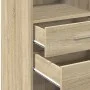 Hoher Schrank aus Sonoma-Eichen-Ingenieurholz, 30x42,5x124 cm. von , Sideboards - Ref: Foro24-846154, Preis: 63,11 €, Rabatt: %