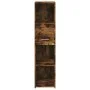 Aparador alto madera de ingeniería roble ahumado 30x42,5x124 cm de , Aparadores - Ref: Foro24-846156, Precio: 64,96 €, Descue...