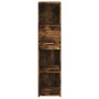 Aparador alto madera de ingeniería roble ahumado 30x42,5x124 cm by , Sideboards - Ref: Foro24-846156, Price: 65,78 €, Discoun...