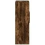 Aparador alto madera de ingeniería roble ahumado 30x42,5x124 cm de , Aparadores - Ref: Foro24-846156, Precio: 64,96 €, Descue...