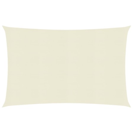 Cream HDPE sail awning 160 g/m² 3x5 m by vidaXL, Umbrellas - Ref: Foro24-311184, Price: 37,78 €, Discount: %