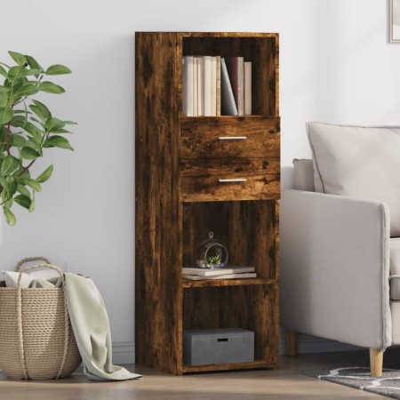 Hoher Schrank aus geräucherter Eichen-Ingenieurholz 40x42,5x124 cm. von , Sideboards - Ref: Foro24-846163, Preis: 74,35 €, Ra...