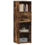 Hoher Schrank aus geräucherter Eichen-Ingenieurholz 40x42,5x124 cm. von , Sideboards - Ref: Foro24-846163, Preis: 74,35 €, Ra...