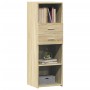 Aparador alto madera de ingeniería roble Sonoma 40x42,5x124 cm de , Aparadores - Ref: Foro24-846161, Precio: 74,77 €