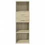 Aparador alto madera de ingeniería roble Sonoma 40x42,5x124 cm de , Aparadores - Ref: Foro24-846161, Precio: 72,61 €, Descuen...