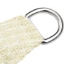 Cream HDPE sail awning 160 g/m² 3x5 m by vidaXL, Umbrellas - Ref: Foro24-311184, Price: 37,78 €, Discount: %