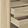 Aparador alto madera de ingeniería roble Sonoma 40x42,5x124 cm de , Aparadores - Ref: Foro24-846161, Precio: 71,66 €, Descuen...
