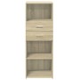 Aparador alto madera de ingeniería roble Sonoma 45x42,5x124 cm by , Sideboards - Ref: Foro24-846168, Price: 78,18 €, Discount: %