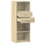 Aparador alto madera de ingeniería roble Sonoma 45x42,5x124 cm de , Aparadores - Ref: Foro24-846168, Precio: 80,49 €