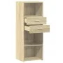 Aparador alto madera de ingeniería roble Sonoma 45x42,5x124 cm de , Aparadores - Ref: Foro24-846168, Precio: 77,14 €, Descuen...