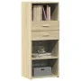 Aparador alto madera de ingeniería roble Sonoma 50x42,5x124 cm de , Aparadores - Ref: Foro24-846175, Precio: 79,39 €, Descuen...