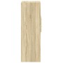 Aparador alto madera de ingeniería roble Sonoma 50x42,5x124 cm by , Sideboards - Ref: Foro24-846175, Price: 80,47 €, Discount: %