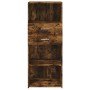Aparador alto madera de ingeniería roble ahumado 50x42,5x124 cm by , Sideboards - Ref: Foro24-846177, Price: 93,18 €, Discoun...