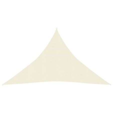 Cream HDPE sail awning 160 g/m² 2.5x2.5x3.5 m by vidaXL, Umbrellas - Ref: Foro24-311196, Price: 22,48 €, Discount: %