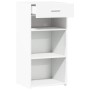 Aparador madera de ingeniería blanco 45x42,5x93 cm by , Sideboards - Ref: Foro24-846320, Price: 59,86 €, Discount: %