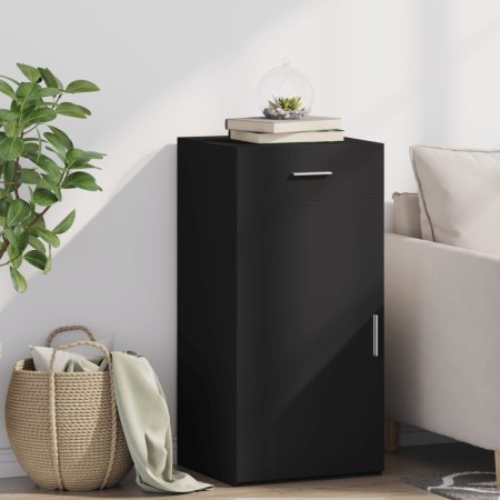 Aparador madera de ingeniería negro 45x42,5x93 cm von , Sideboards - Ref: Foro24-846286, Preis: 87,52 €, Rabatt: %