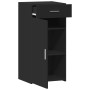 Aparador madera de ingeniería negro 45x42,5x93 cm von , Sideboards - Ref: Foro24-846286, Preis: 87,52 €, Rabatt: %