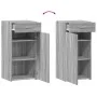 Aparador madera de ingeniería gris Sonoma 45x42,5x93 cm by , Sideboards - Ref: Foro24-846290, Price: 75,59 €, Discount: %