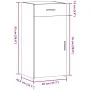Aparador madera de ingeniería gris Sonoma 45x42,5x93 cm by , Sideboards - Ref: Foro24-846290, Price: 75,59 €, Discount: %