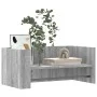 Wandregal aus Sonoma-Grau mit den Maßen 70,5x35x30,5 cm. von , Regale und Regale - Ref: Foro24-848456, Preis: 35,54 €, Rabatt: %