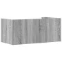 Estante de pared madera ingeniería gris Sonoma 70,5x35x30,5 cm by , Shelves and shelves - Ref: Foro24-848456, Price: 35,54 €,...