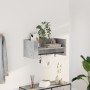 Estante pared madera ingeniería gris hormigón 70,5x35x30,5 cm de , Estantes y estanterías - Ref: Foro24-848454, Precio: 36,36 €