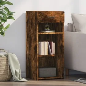 Ingenieurholz-Vitrine, geräucherter Eichenholz-Look, 40x42,5x93 cm. von , Sideboards - Ref: Foro24-846317, Preis: 60,75 €, Ra...