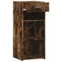 Aparador madera de ingeniería roble ahumado 40x42,5x93 cm by , Sideboards - Ref: Foro24-846317, Price: 60,75 €, Discount: %
