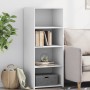 Hoher Schrank aus weißem Ingenieurholz 50x41x124 cm von , Sideboards - Ref: Foro24-846397, Preis: 65,82 €, Rabatt: %