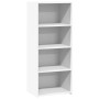 Hoher Schrank aus weißem Ingenieurholz 50x41x124 cm von , Sideboards - Ref: Foro24-846397, Preis: 65,82 €, Rabatt: %