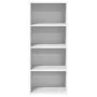Aparador alto madera de ingeniería blanco 50x41x124 cm by , Sideboards - Ref: Foro24-846397, Price: 64,83 €, Discount: %