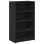 Aparador alto madera de ingeniería negro 70x41x124 cm by , Sideboards - Ref: Foro24-846405, Price: 80,28 €, Discount: %