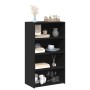 Aparador alto madera de ingeniería negro 70x41x124 cm by , Sideboards - Ref: Foro24-846405, Price: 80,28 €, Discount: %