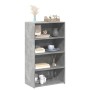 Aparador alto madera de ingeniería gris hormigón 70x41x124 cm by , Sideboards - Ref: Foro24-846407, Price: 81,71 €, Discount: %