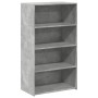 Aparador alto madera de ingeniería gris hormigón 70x41x124 cm by , Sideboards - Ref: Foro24-846407, Price: 81,71 €, Discount: %