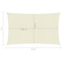 Cream HDPE sail awning 160 g/m² 2x4.5 m by vidaXL, Umbrellas - Ref: Foro24-311175, Price: 25,24 €, Discount: %