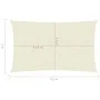 Cream HDPE sail awning 160 g/m² 2x4.5 m by vidaXL, Umbrellas - Ref: Foro24-311175, Price: 28,36 €, Discount: %