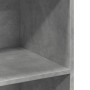 Aparador alto madera de ingeniería gris hormigón 70x41x124 cm by , Sideboards - Ref: Foro24-846407, Price: 81,71 €, Discount: %