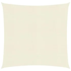 Cream HDPE sail awning 160 g/m² 5x5 m by vidaXL, Umbrellas - Ref: Foro24-311168, Price: 56,65 €, Discount: %