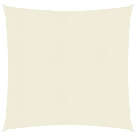 Toldo de vela crema HDPE 160 g/m² 5x5 m de vidaXL, Sombrillas - Ref: Foro24-311168, Precio: 57,25 €, Descuento: %