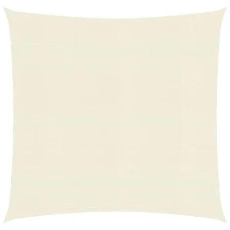 Cream HDPE sail awning 160 g/m² 5x5 m by vidaXL, Umbrellas - Ref: Foro24-311168, Price: 56,65 €, Discount: %